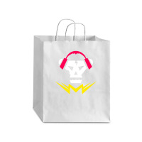 Bubstep Music Skull Debie Paper Bag - 10 X 5 X 13 | Artistshot