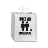 Under New Management Stag Night Wedding Mens Debie Paper Bag - 10 X 5 X 13 | Artistshot