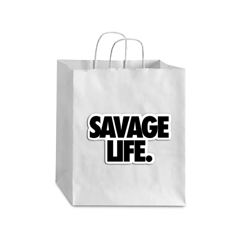 Savege Life Debie Paper Bag - 10 X 5 X 13 | Artistshot