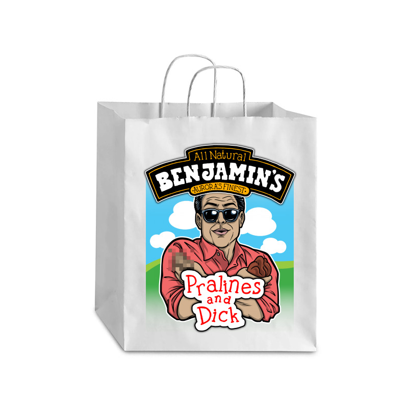 Benjamin's Pralines And Dick Debie Paper Bag - 10 X 5 X 13 | Artistshot