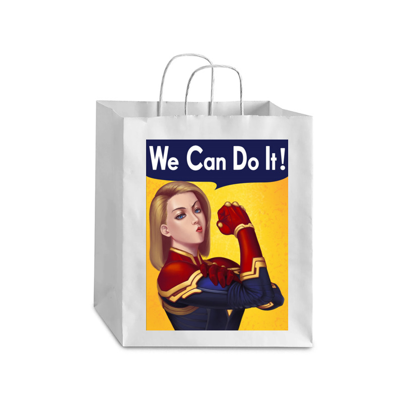 We Can Do It Debie Paper Bag - 10 X 5 X 13 | Artistshot