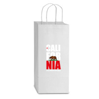 California Double Wine Paper Bag - 6 1/2 X 3 1/2 X 12 3/8 | Artistshot