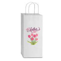 Mothers Days Double Wine Paper Bag - 6 1/2 X 3 1/2 X 12 3/8 | Artistshot