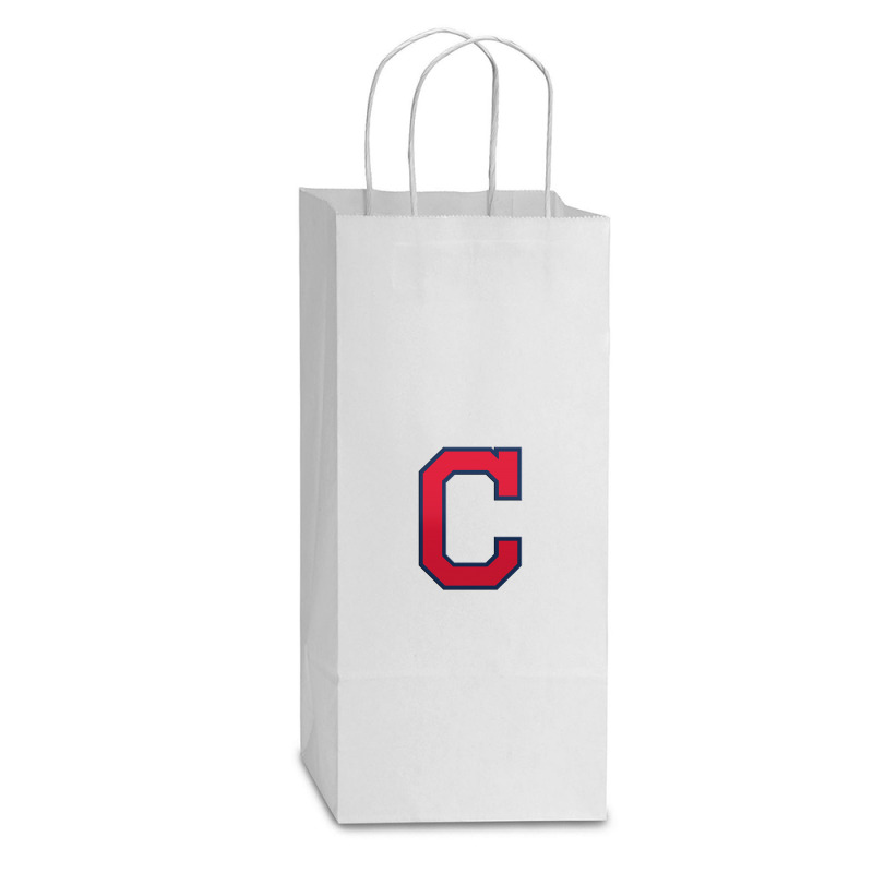 Alphabet C Double Wine Paper Bag - 6 1/2 X 3 1/2 X 12 3/8 | Artistshot