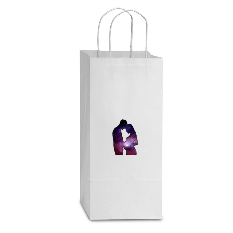 Real Father Mothers Dreams Double wine Paper Bag - 6 1/2 x 3 1/2 x 12 3/8 by fahimcool | Artistshot