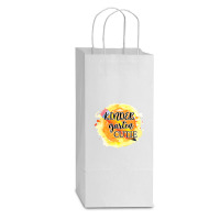 Kindergarten Cutie Double Wine Paper Bag - 6 1/2 X 3 1/2 X 12 3/8 | Artistshot