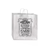 Vintage Made In 1949 Jumbo Paper Bag - 18 X 7 X 18 3/4 | Artistshot