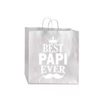 Best Papi Ever Jumbo Paper Bag - 18 X 7 X 18 3/4 | Artistshot