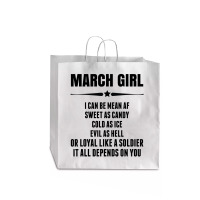 Super March Girl Jumbo Paper Bag - 18 X 7 X 18 3/4 | Artistshot