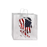 American Flag Inside Jumbo Paper Bag - 18 X 7 X 18 3/4 | Artistshot