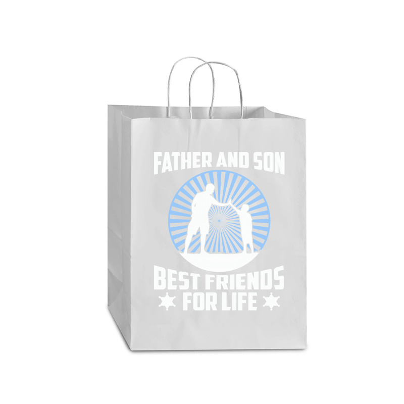 Father And Son Best Friends For Life - Fathers Day Gift Mart Paper Bag -13 X 7 X 17 | Artistshot