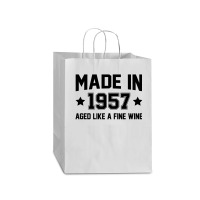 Made In 1957 Aged Like A Fine Wine Mart Paper Bag -13 X 7 X 17 | Artistshot