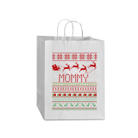 Mommy Ugly Christmas Sweater Xmas Mart Paper Bag -13 X 7 X 17 | Artistshot