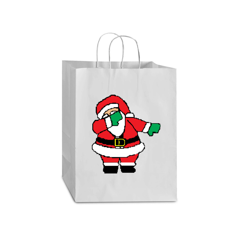 Dab Santa Dabbing Ugly Christmas Sweater Mart Paper Bag -13 X 7 X 17 | Artistshot