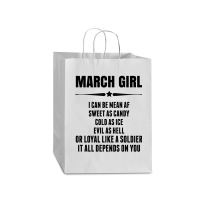 Super March Girl Mart Paper Bag -13 X 7 X 17 | Artistshot