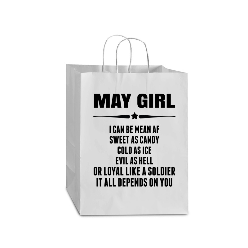 Super May Girl Mart Paper Bag -13 X 7 X 17 | Artistshot