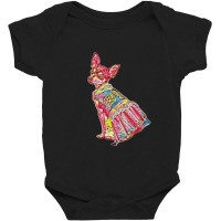 A Chihuahua Dog Is Very Styli Baby Bodysuit | Artistshot