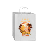 I Solve Problems With Alcohol Mart Paper Bag -13 X 7 X 17 | Artistshot