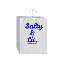 Salty And Lit Mart Paper Bag -13 X 7 X 17 | Artistshot