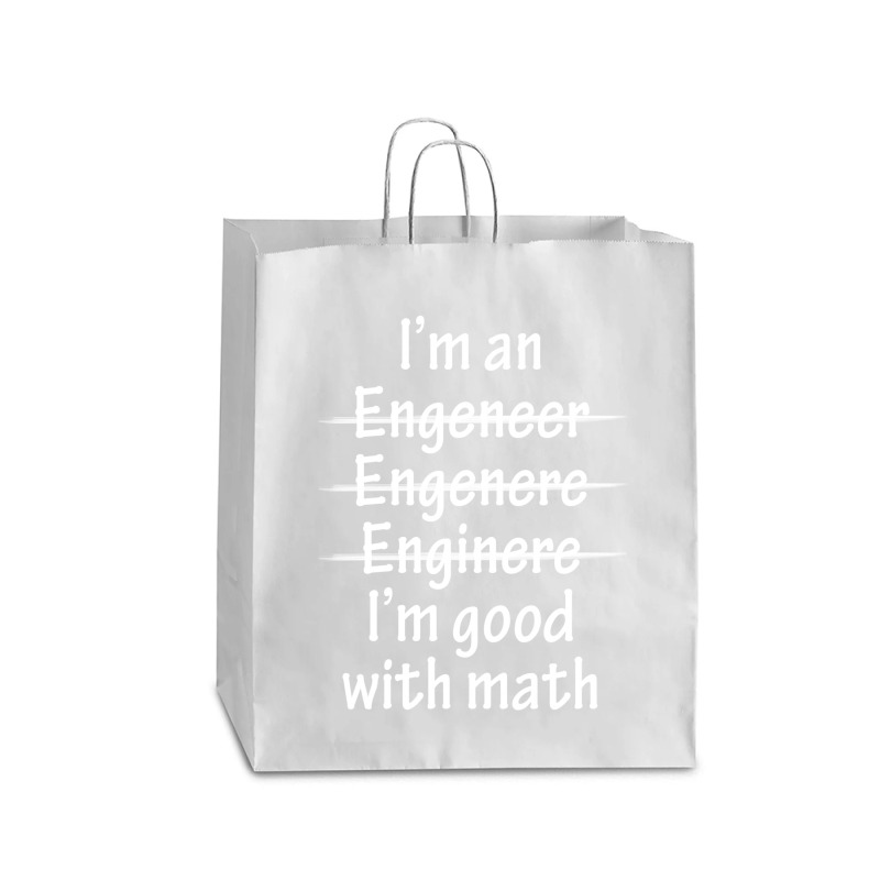 I Am Good With Math Queen Paper Bag - 16 X 6 X 19 1/4 | Artistshot