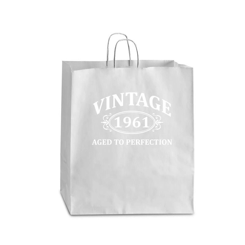 Vintage 1961 Aged To Perfection Queen Paper Bag - 16 X 6 X 19 1/4 | Artistshot