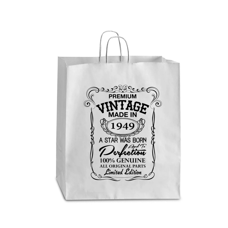 Vintage Made In 1949 Queen Paper Bag - 16 X 6 X 19 1/4 | Artistshot