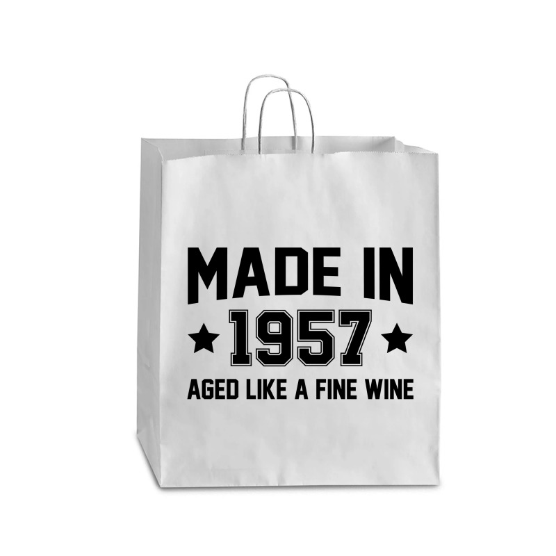 Made In 1957 Aged Like A Fine Wine Queen Paper Bag - 16 X 6 X 19 1/4 | Artistshot