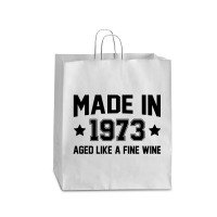 Made In 1973 Aged Like A Fine Wine Queen Paper Bag - 16 X 6 X 19 1/4 | Artistshot