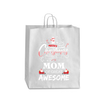 Merry Christmas To Mom Of Great Awesome Queen Paper Bag - 16 X 6 X 19 1/4 | Artistshot