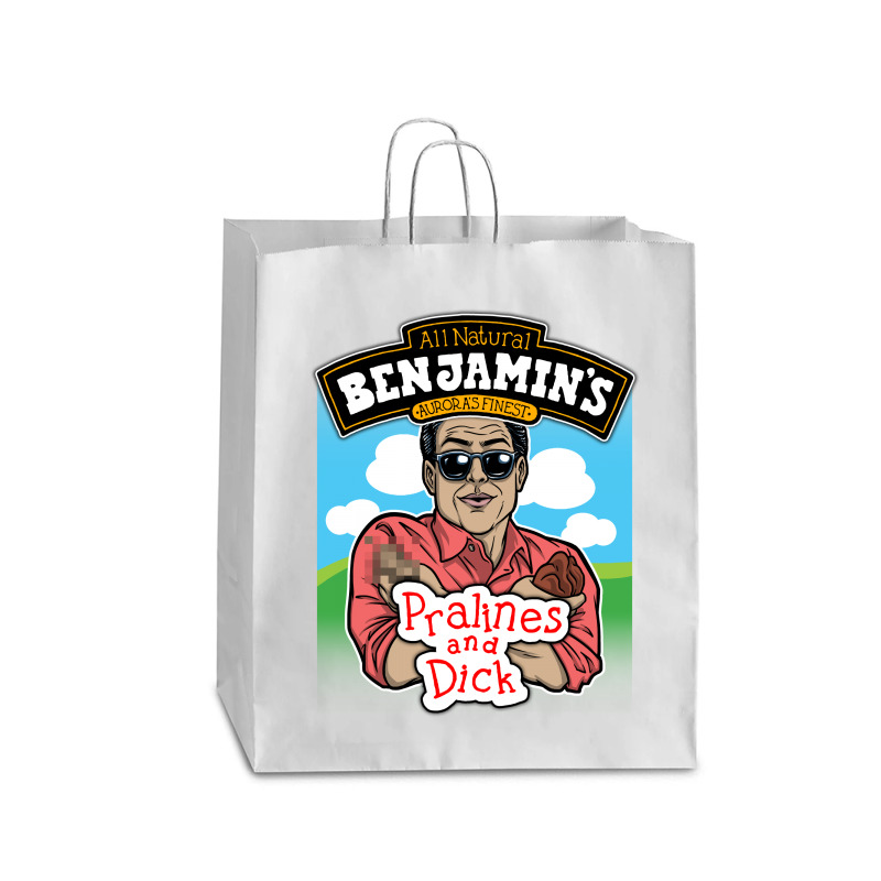 Benjamin's Pralines And Dick Queen Paper Bag - 16 X 6 X 19 1/4 | Artistshot