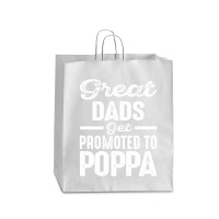 Promoted To Poppa Queen Paper Bag - 16 X 6 X 19 1/4 | Artistshot