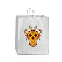 Orange Skull Queen Paper Bag - 16 X 6 X 19 1/4 | Artistshot