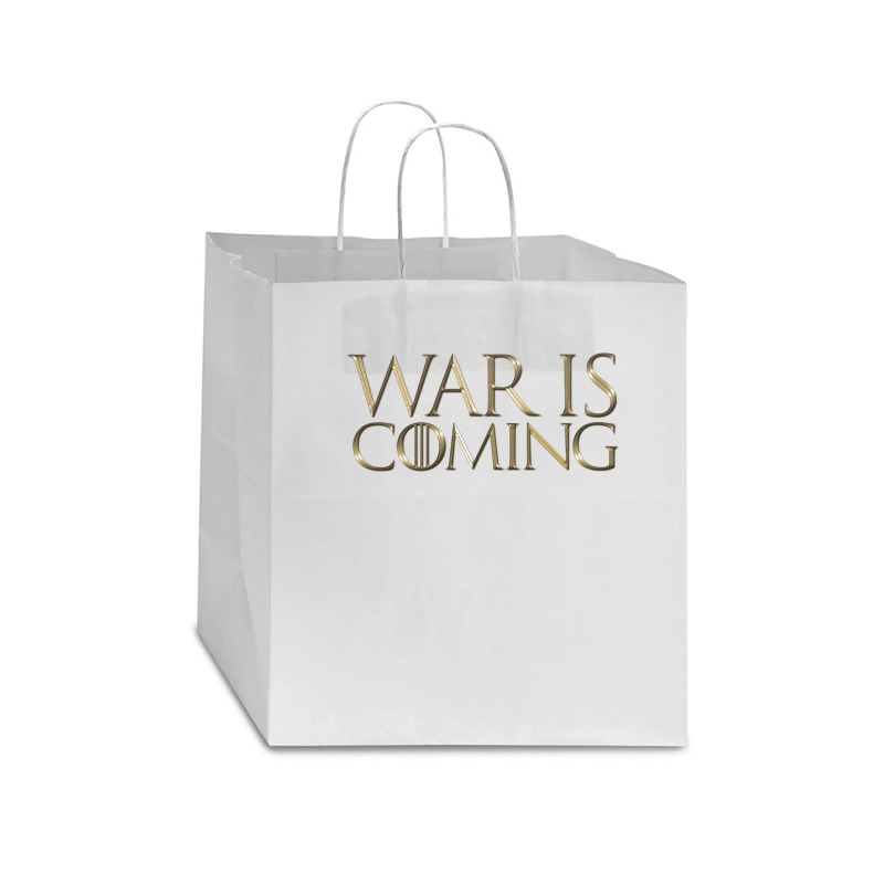 Dominion War Is Coming Star Paper Bag - 13 X 7 X 13 | Artistshot