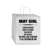 Super May Girl Star Paper Bag - 13 X 7 X 13 | Artistshot