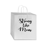 Strong Like Mom Star Paper Bag - 13 X 7 X 13 | Artistshot