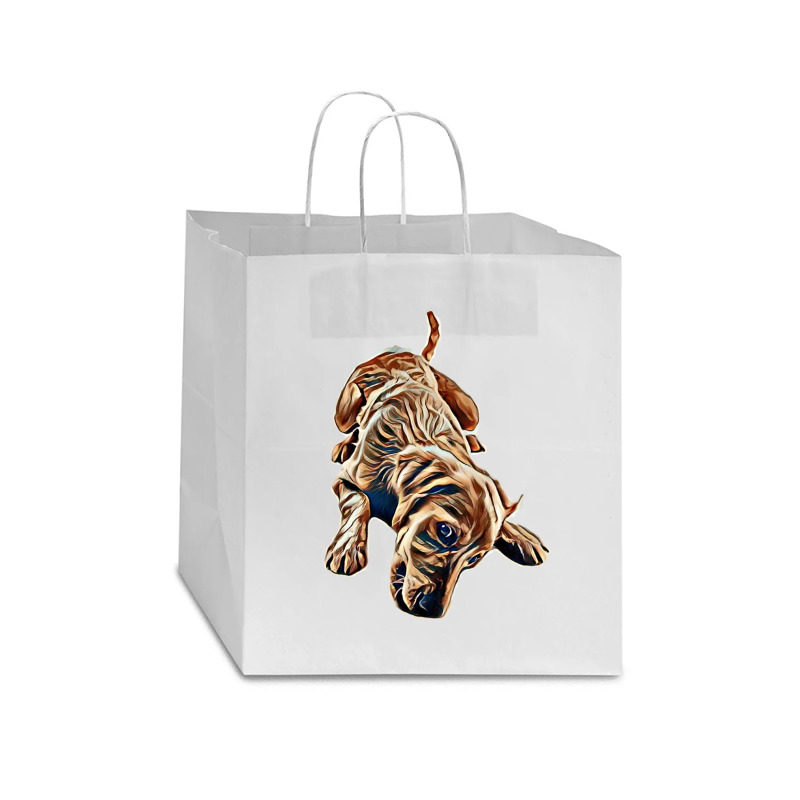 I Love My Dog Star Paper Bag - 13 X 7 X 13 | Artistshot