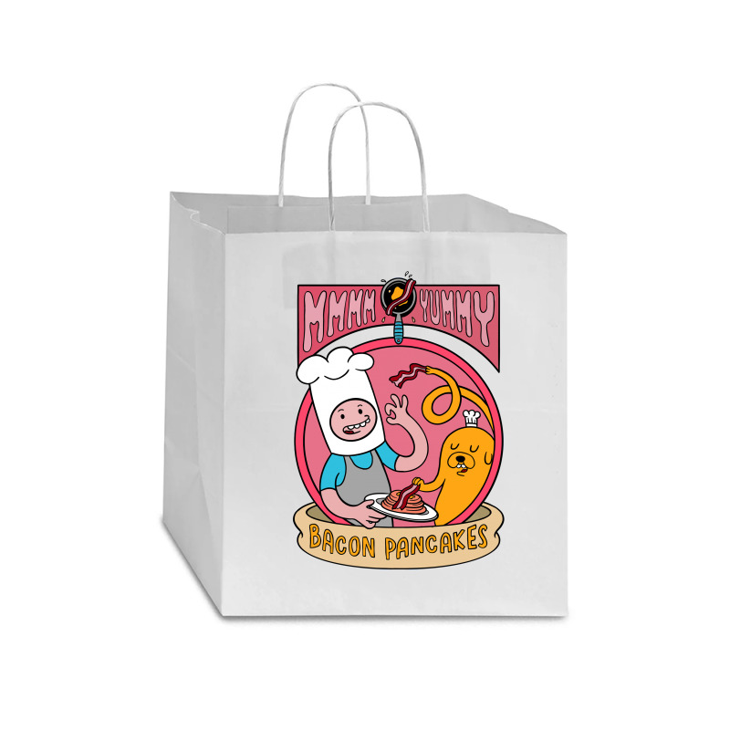 Bacon Pancakes Star Paper Bag - 13 X 7 X 13 | Artistshot