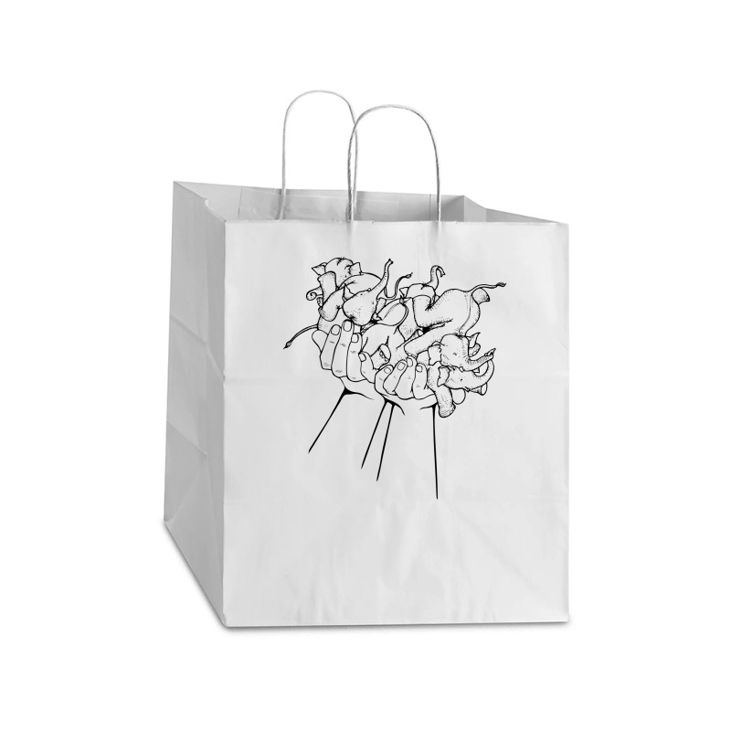 Oh Joy Take Out Paper Bag - 14 X 10 X 15 1/2 | Artistshot