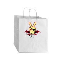 Bunny Skull And Crosscarrots Take Out Paper Bag - 14 X 10 X 15 1/2 | Artistshot