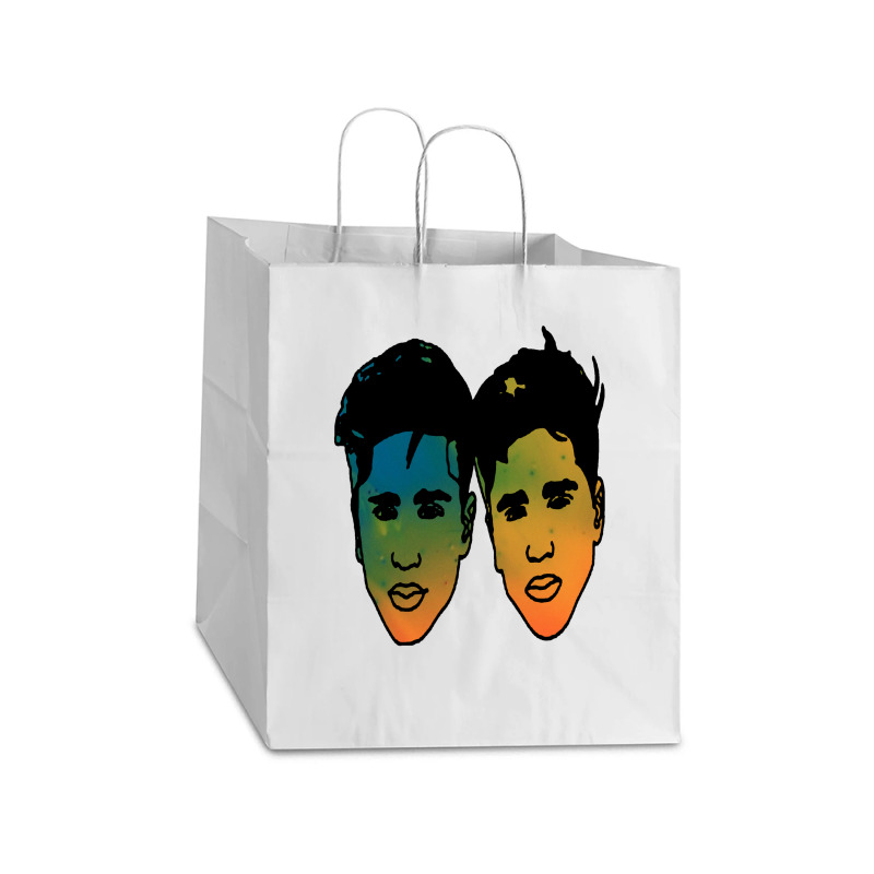 Martinez Twins Take Out Paper Bag - 14 X 10 X 15 1/2 | Artistshot