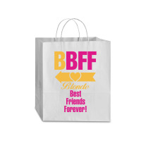 Blonde Best Friend Forever Left Arrow. Traveler Paper Bag -13 X 6 X 15 3/4 | Artistshot