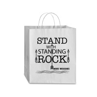 Stand With Standing Rock Traveler Paper Bag -13 X 6 X 15 3/4 | Artistshot