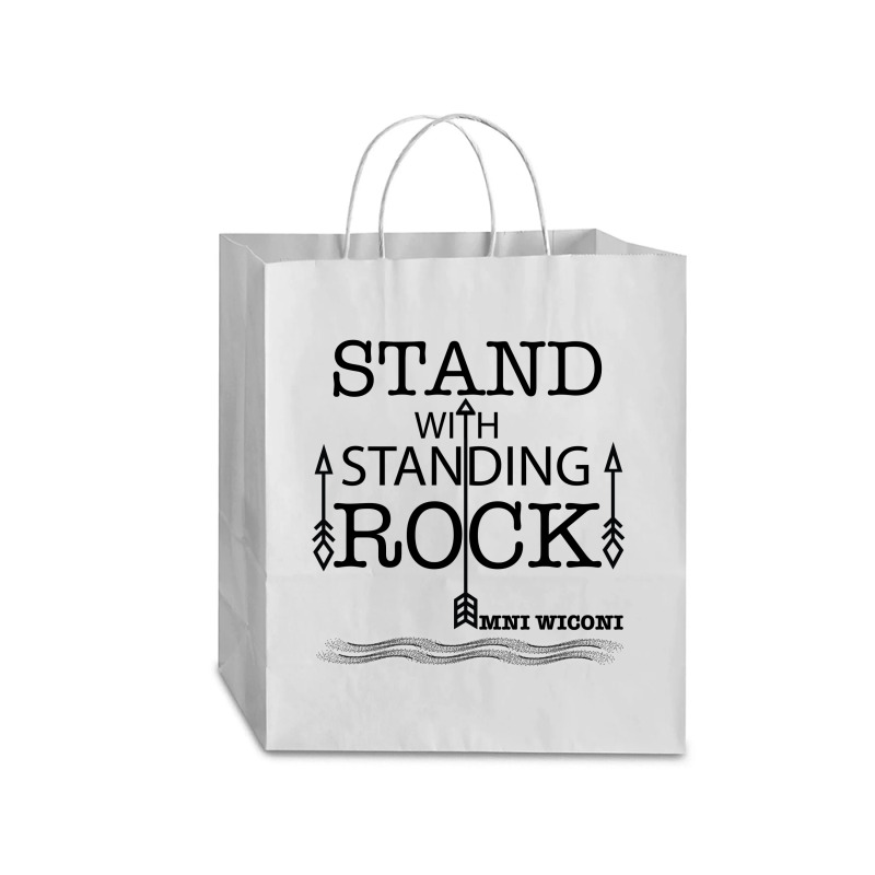 Stand With Standing Rock Traveler Paper Bag -13 X 6 X 15 3/4 | Artistshot