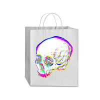 Skull Glitch Traveler Paper Bag -13 X 6 X 15 3/4 | Artistshot