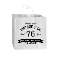 Aged 76 Years Vogue Paper Bag - 16 X 6 X 12 | Artistshot