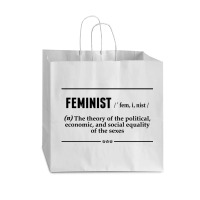 Feminist Noun Vogue Paper Bag - 16 X 6 X 12 | Artistshot