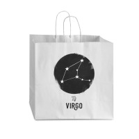 Minimal Virgo Zodiac Sign Vogue Paper Bag - 16 X 6 X 12 | Artistshot