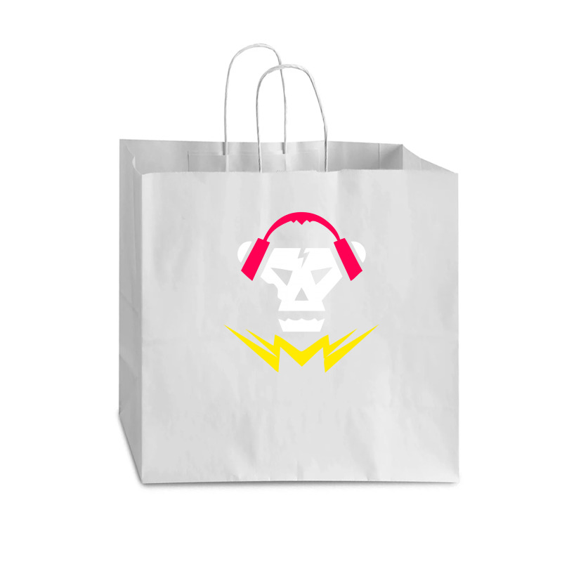 Bubstep Music Skull Vogue Paper Bag - 16 X 6 X 12 | Artistshot