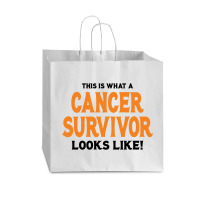 This Is What A Skin Cancer Survivor Looks Like Vogue Paper Bag - 16 X 6 X 12 | Artistshot