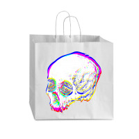 Skull Glitch Vogue Paper Bag - 16 X 6 X 12 | Artistshot